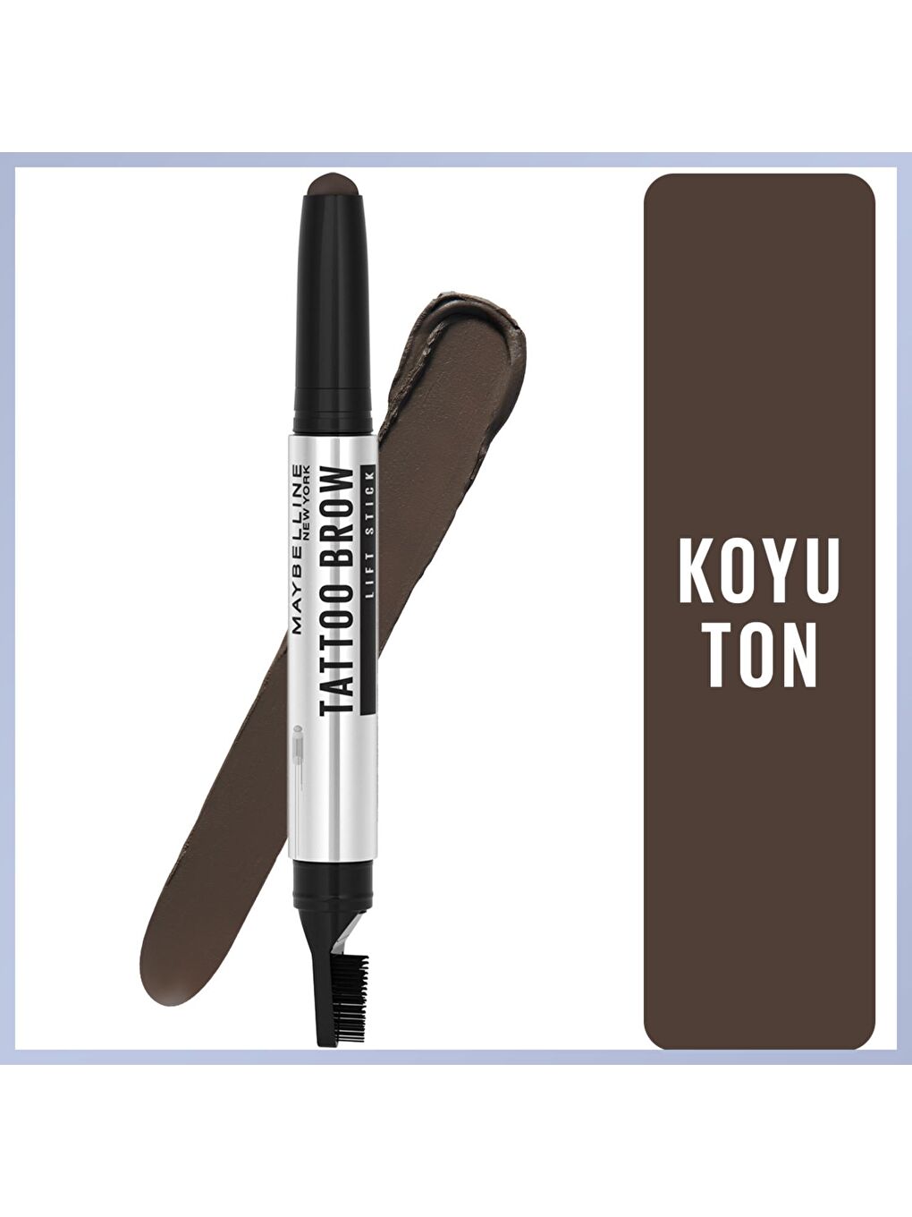 Maybelline New York Brow Lift Kaş Kalemi- 04 Deep Brown (Koyu Ton) - 1