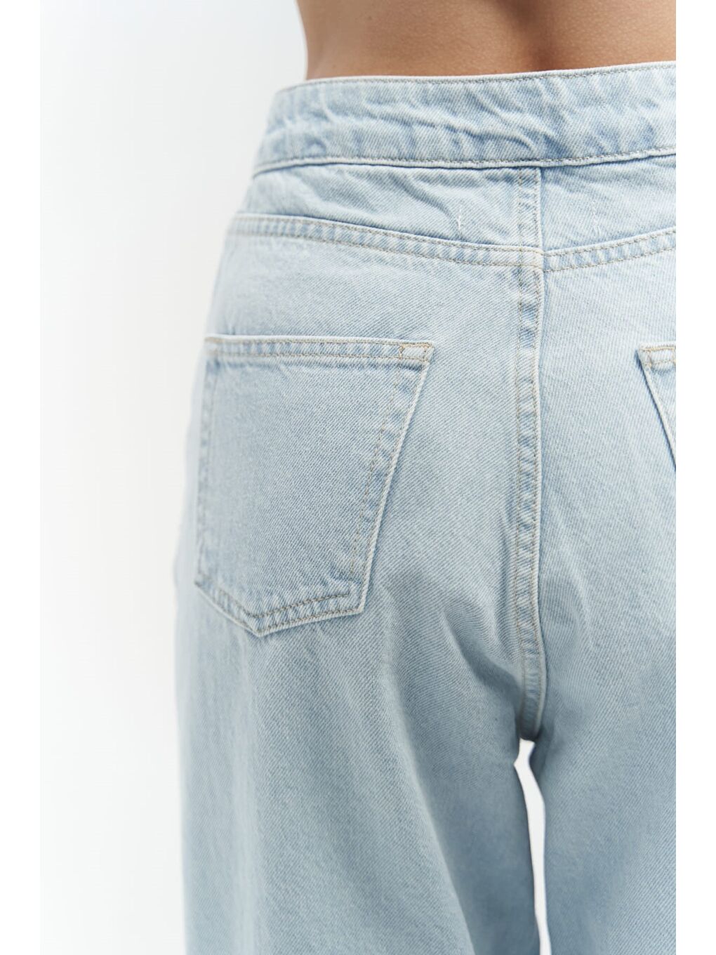 Cloud Mavi Ters Kemer Jean-4