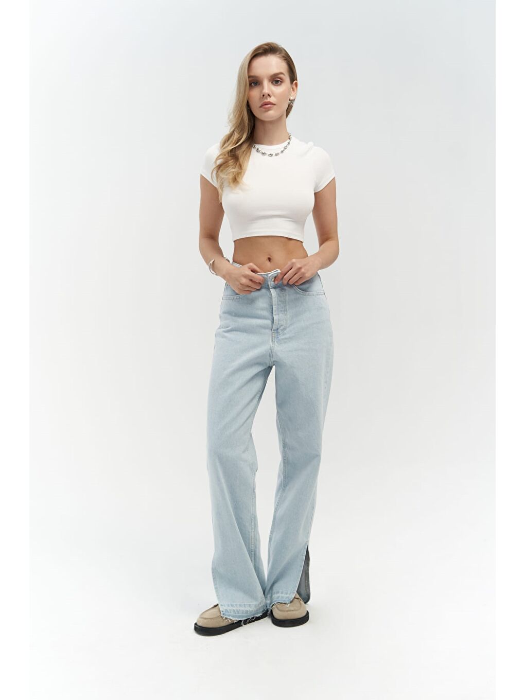 Cloud Mavi Ters Kemer Jean-5