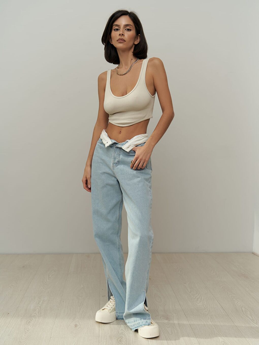 Cloud Mavi Ters Kemer Jean-6