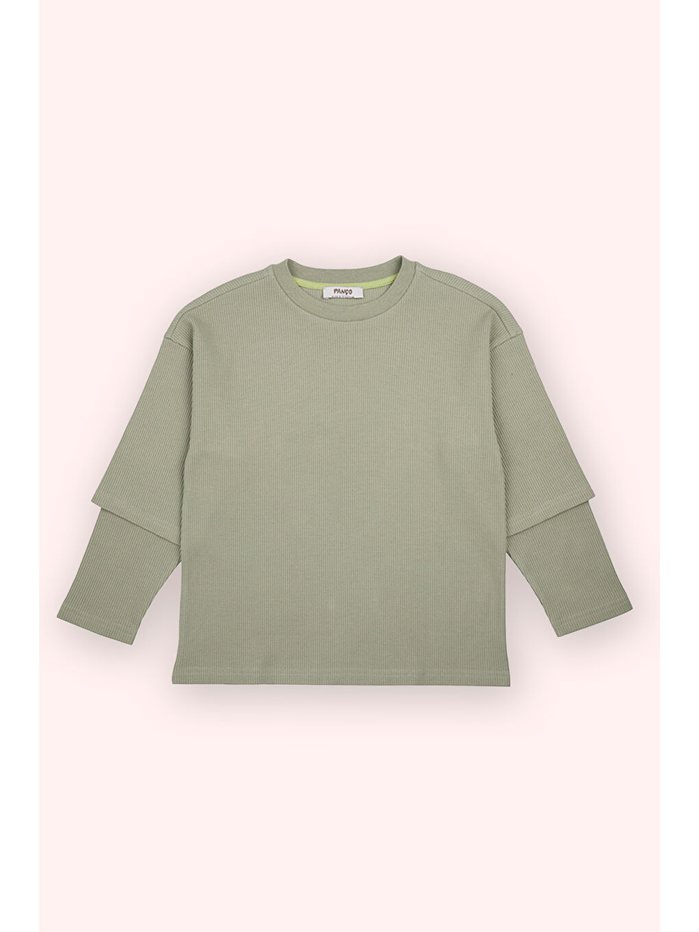 Erkek Çocuk Uzun Kollu T-Shirt Haki-1