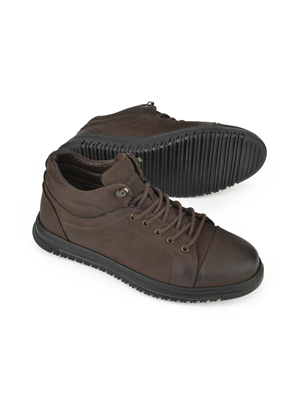 Kahverengi Erkek Hakiki Deri Bot 1531040ZK21022 Kahve-3
