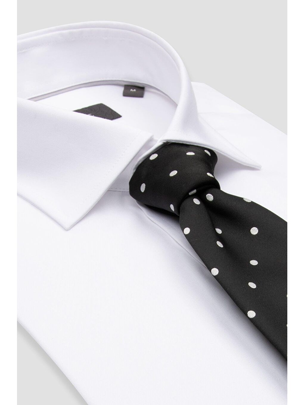 Donatello Non Iron Twill Pamuklu Slim Fit Beyaz Klasik Yaka Erkek Düz %100 Pamuk Gömlek-6