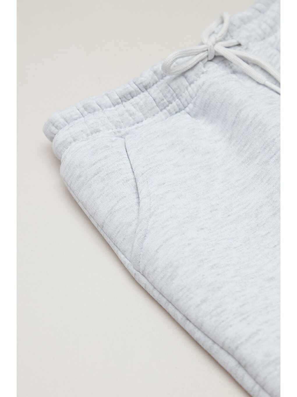 Gri 3 İplik Yazı Baskılı Kız Çocuk Jogger Eşofman Altı-2