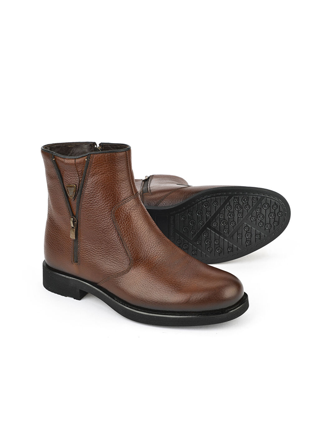 Kahverengi Erkek Hakiki Deri Bot 15319Z2160 Taba-3