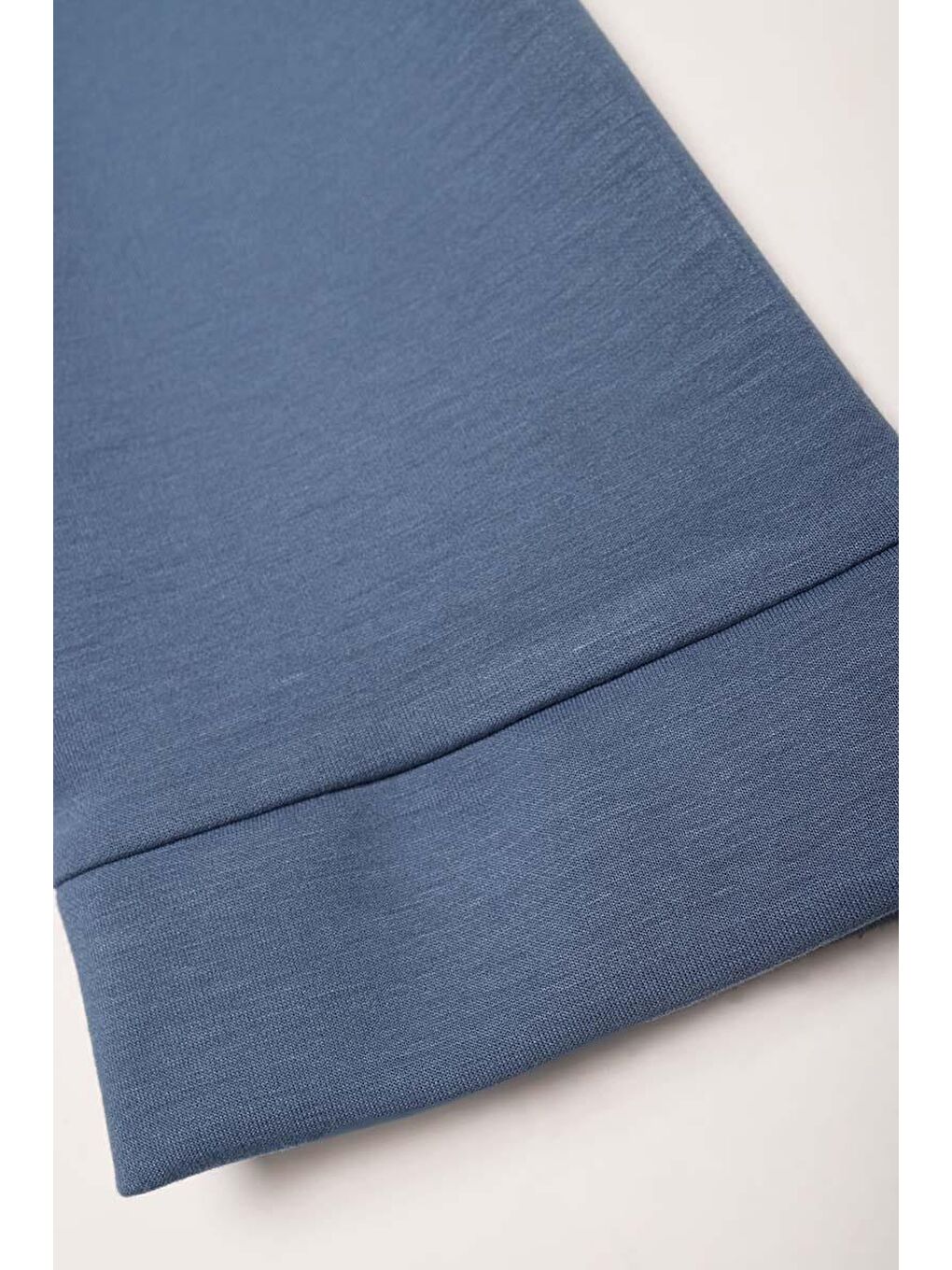 Mavi-Belden Büzgülü Cepli Ceket-4