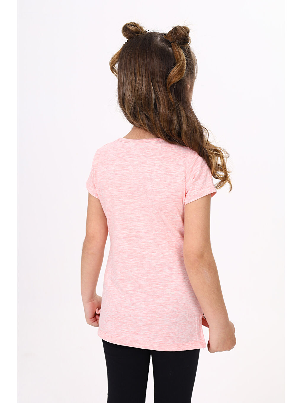 Toontoykids Pembe Kız Çocuk T-Shirt Yıldız Baskı - 3