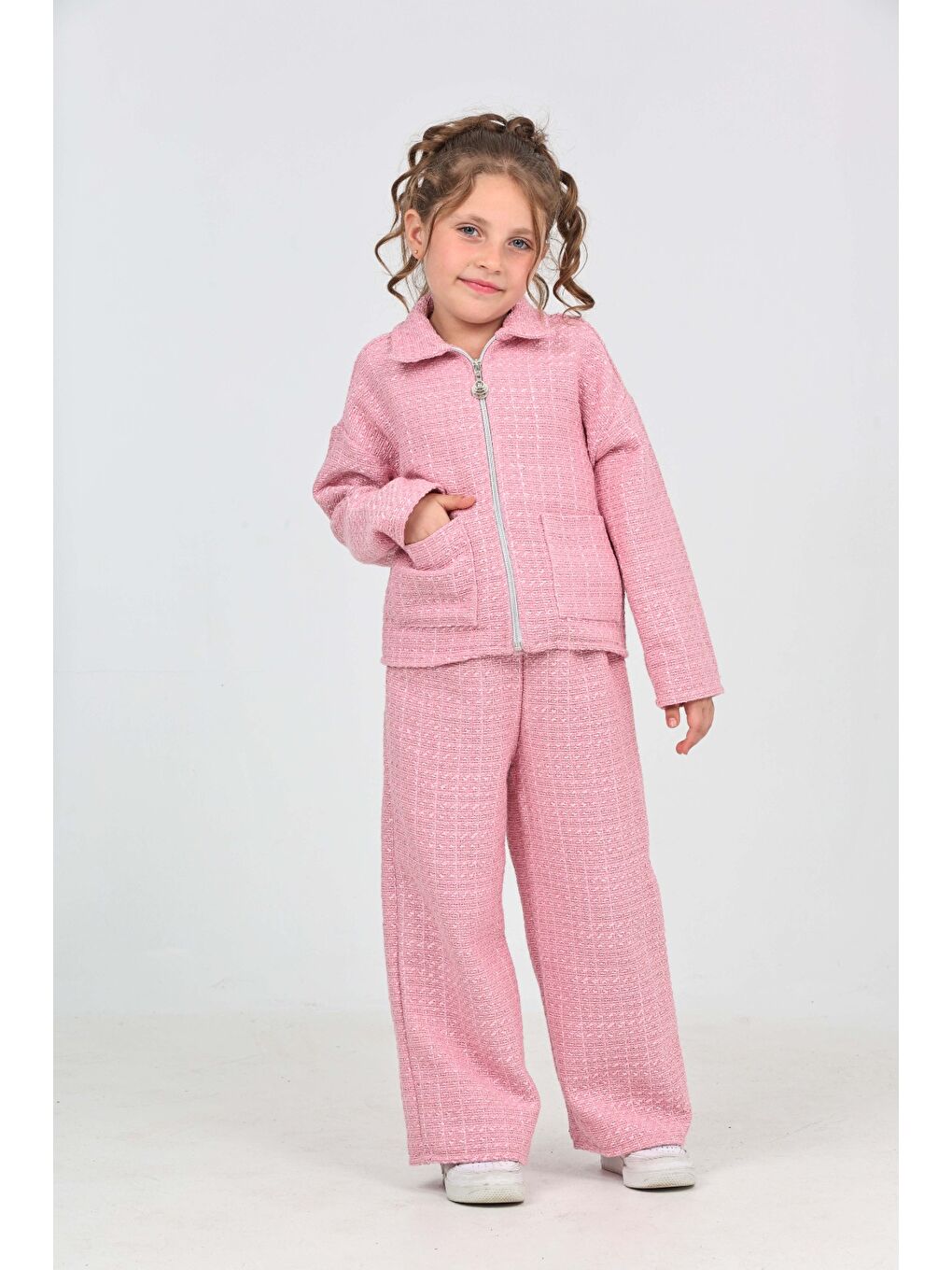 Pembe Kız Çocuk Şanel Takım-2