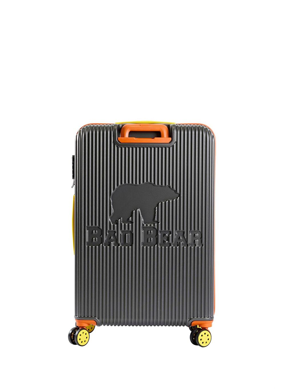 Logo Antrasit Büyük Boy Tekerlekli ABS Valiz 95 Lt.-1