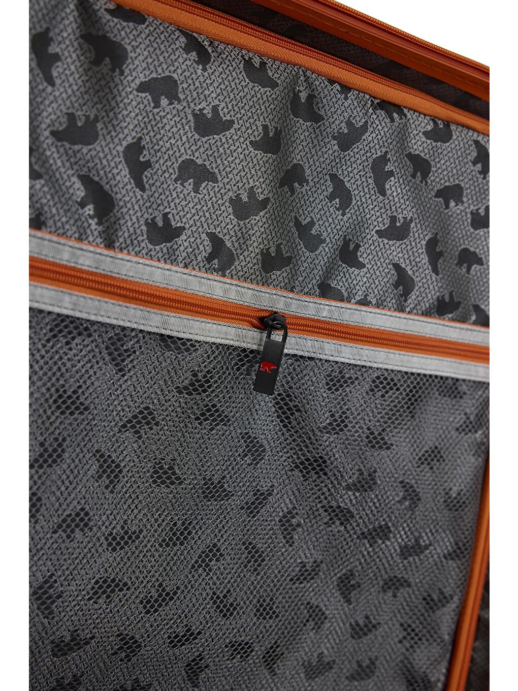 Logo Antrasit Büyük Boy Tekerlekli ABS Valiz 95 Lt.-7