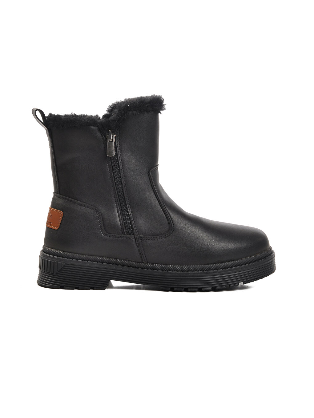 Siyah İçi Polarlı Kadın Bot 23003 Z