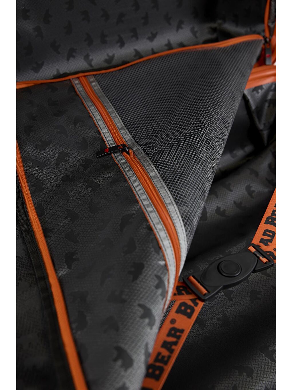 Logo Antrasit Büyük Boy Tekerlekli ABS Valiz 95 Lt.-8