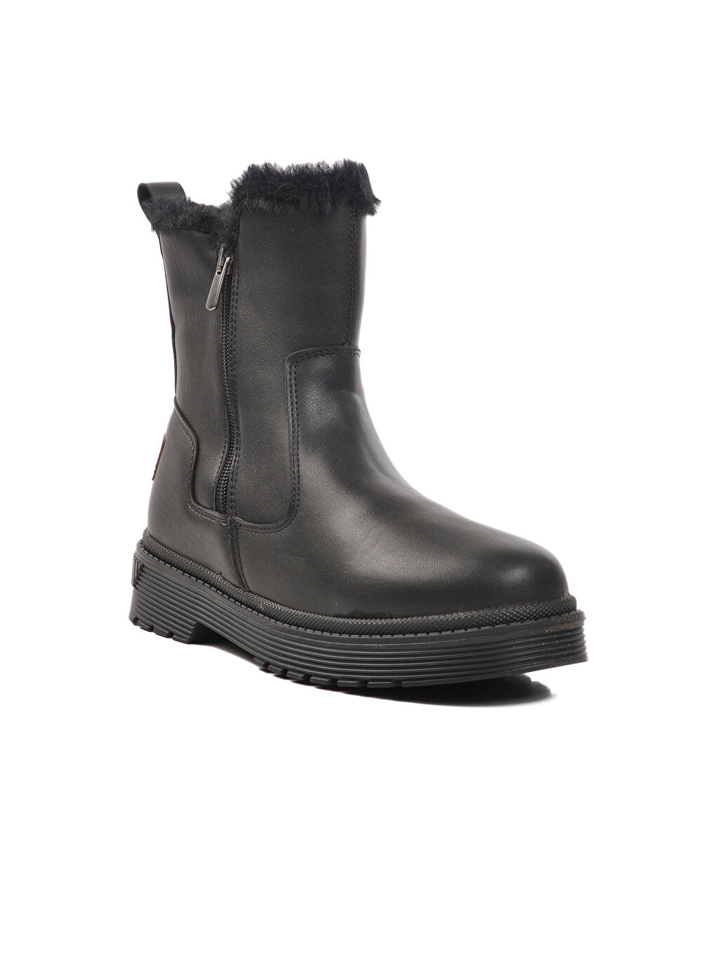 Siyah İçi Polarlı Kadın Bot 23003 Z-2
