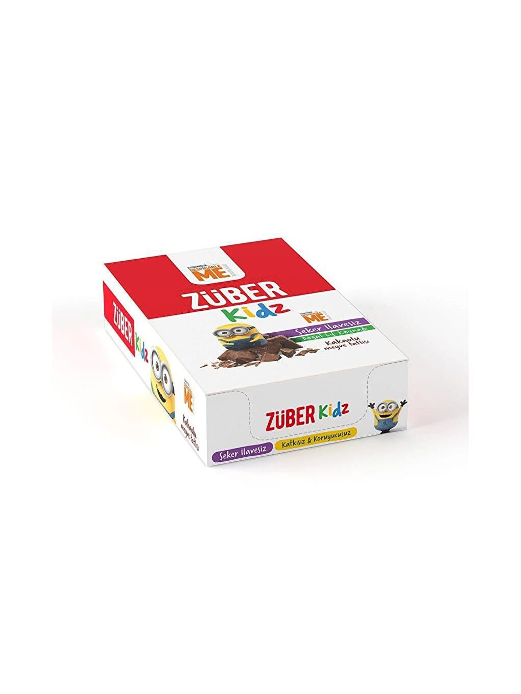 Züber Renksiz Kidz Kakaolu Meyve Tatlısı 30 gr x 16 Adet - 1