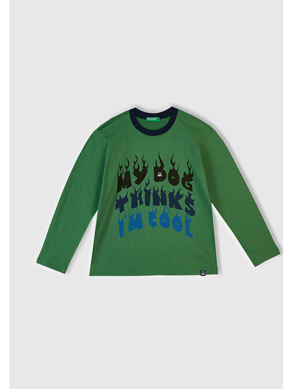 Erkek Çocuk Yeşil Üstü Baskılı Altı Cepli Pijama Takımı-2