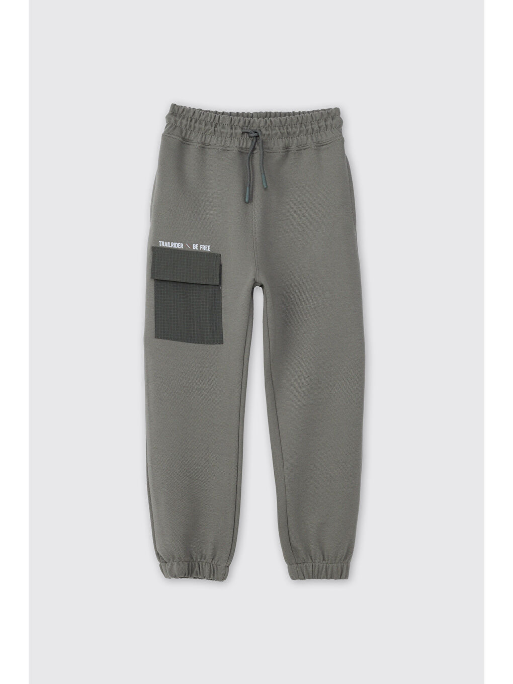 Erkek Çocuk Cepli Antrasit Eşofman Altı-2