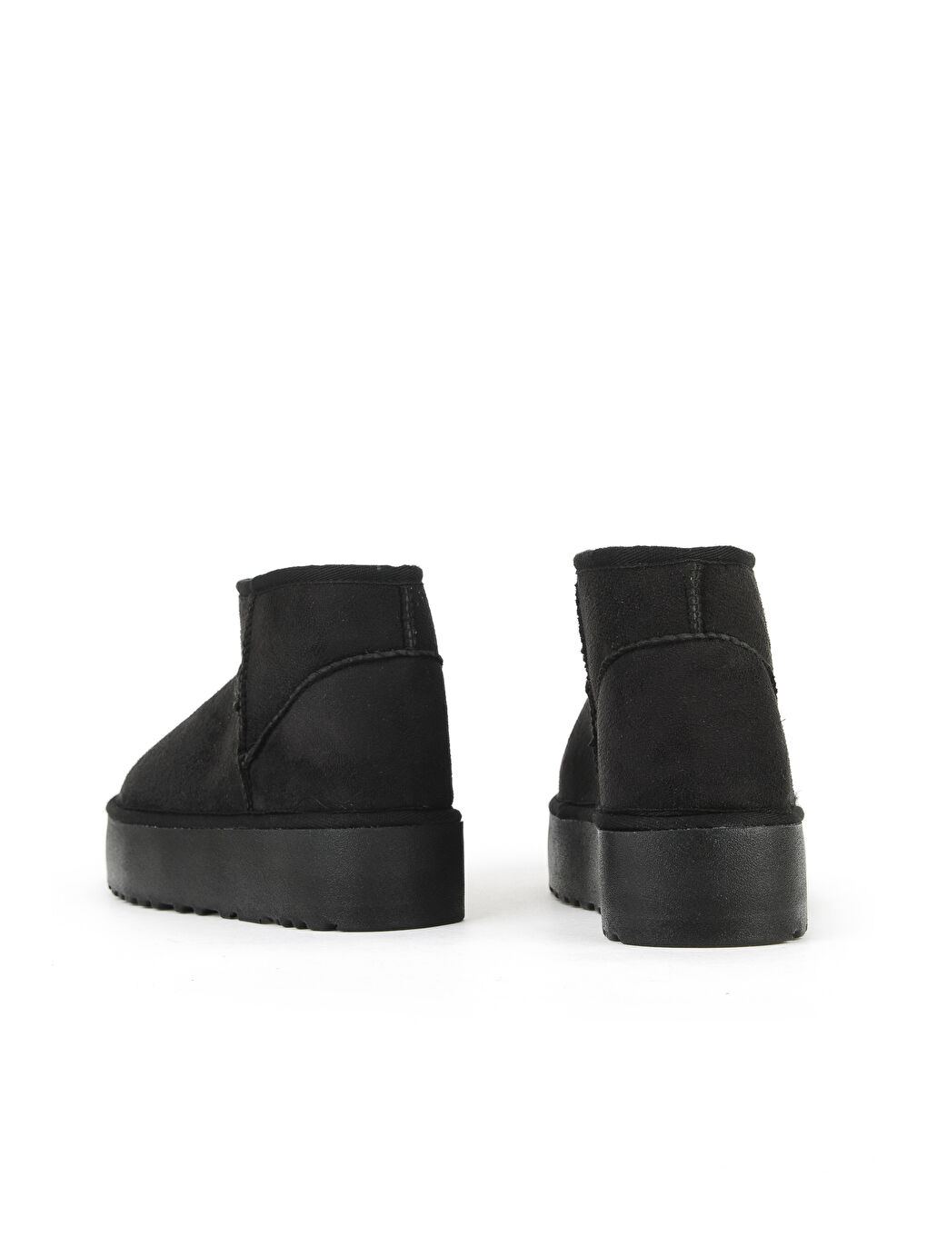 Suni Kürklü Kadın Bot 1531044Z1002 Siyah-2