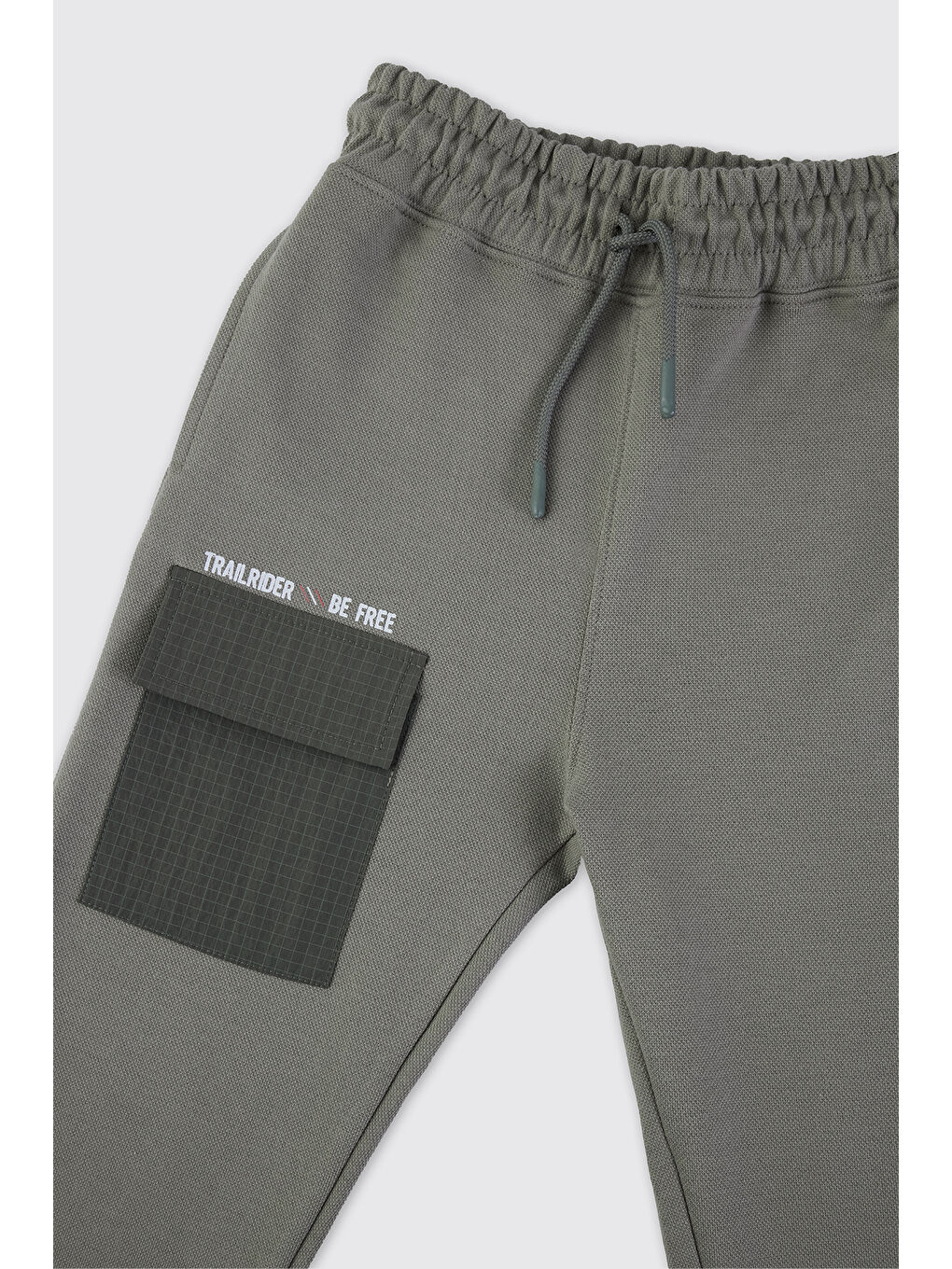 Erkek Çocuk Cepli Antrasit Eşofman Altı-4