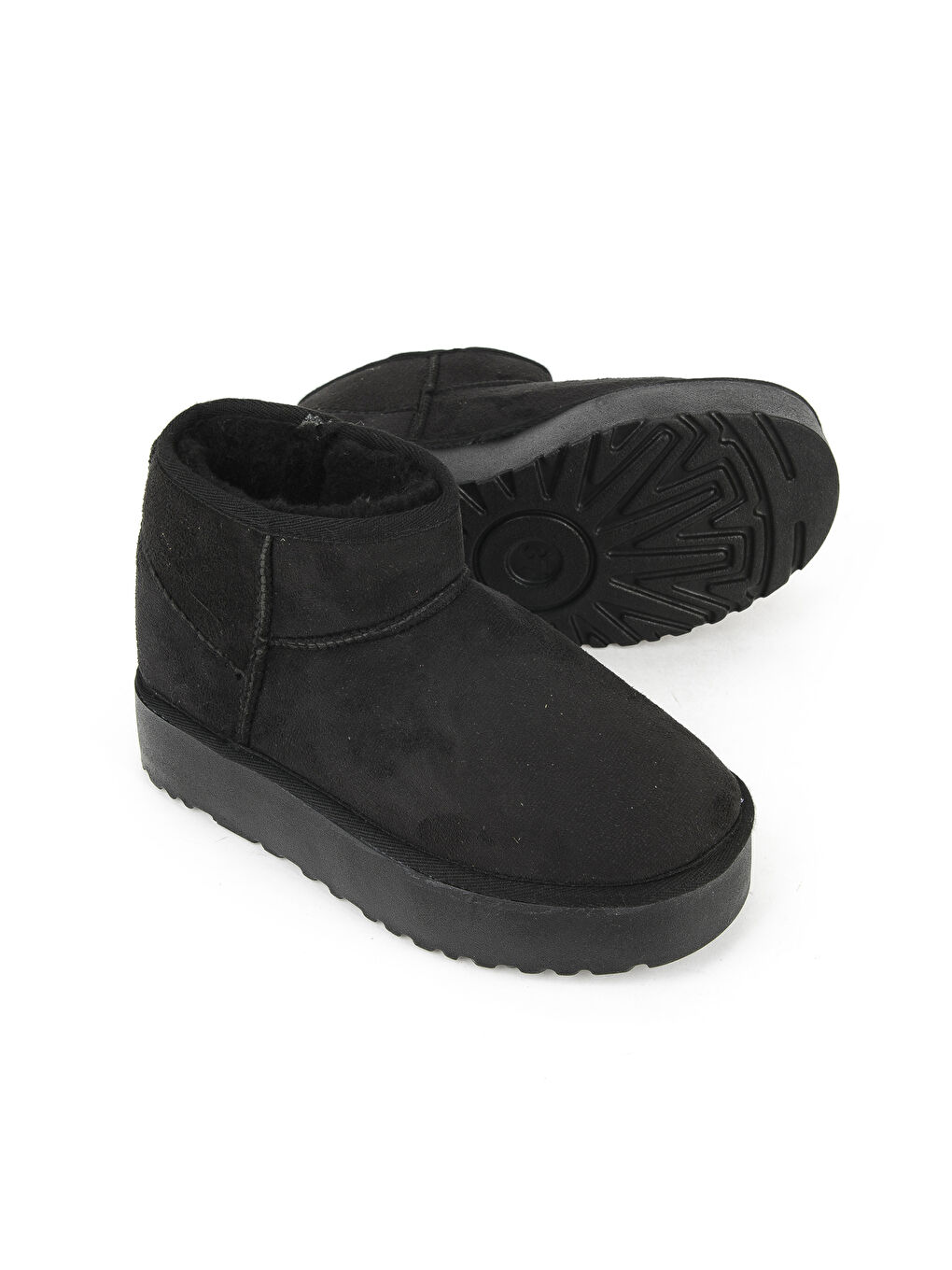 Suni Kürklü Kadın Bot 1531044Z1002 Siyah-3