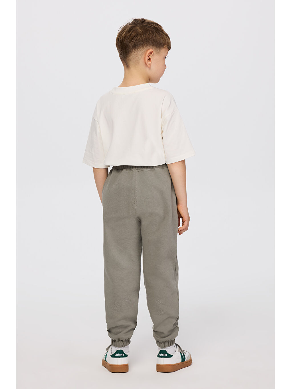 Erkek Çocuk Cepli Antrasit Eşofman Altı-6