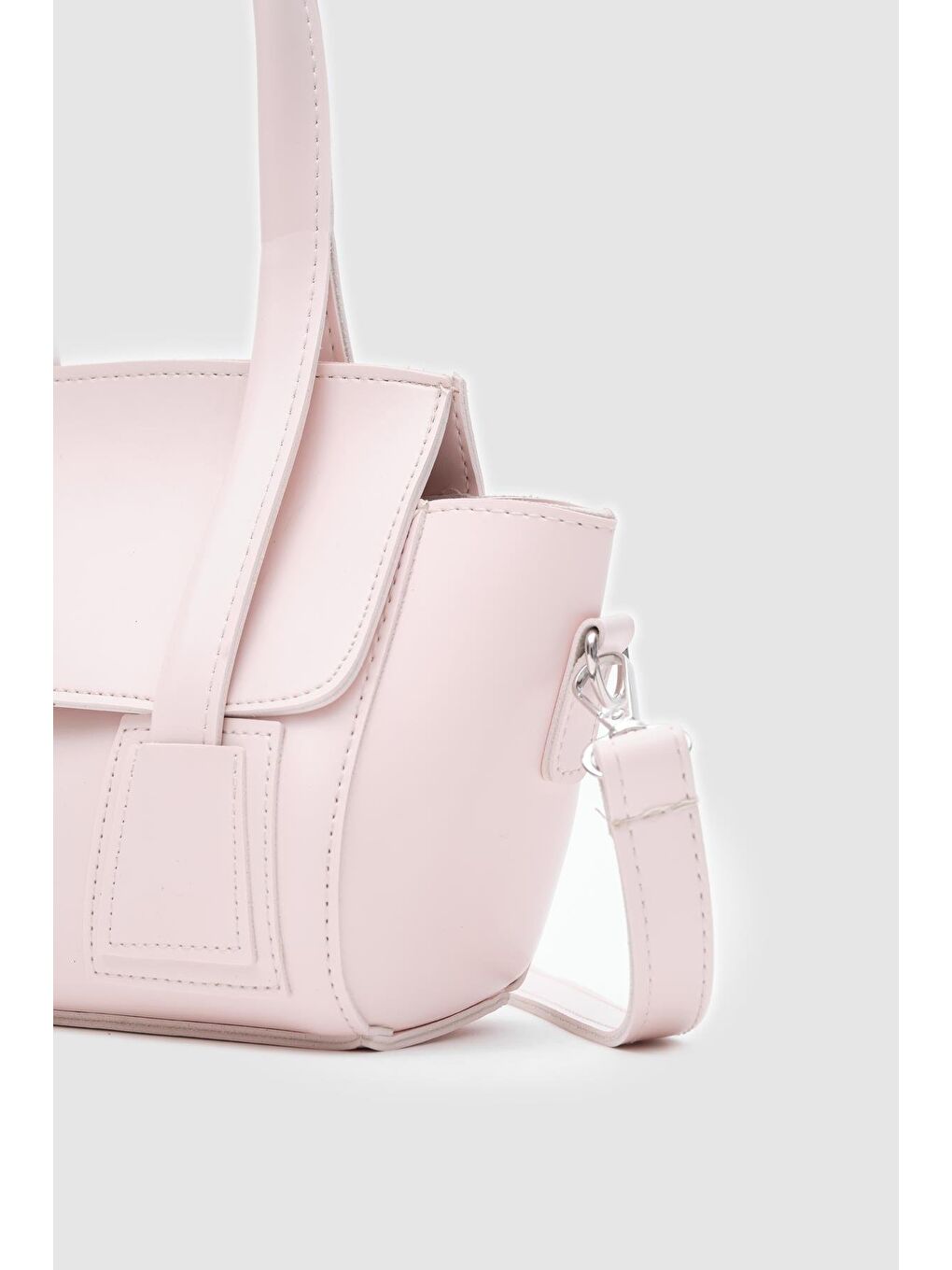Pembe Mofy El Ve Çapraz Çanta Pudra-4