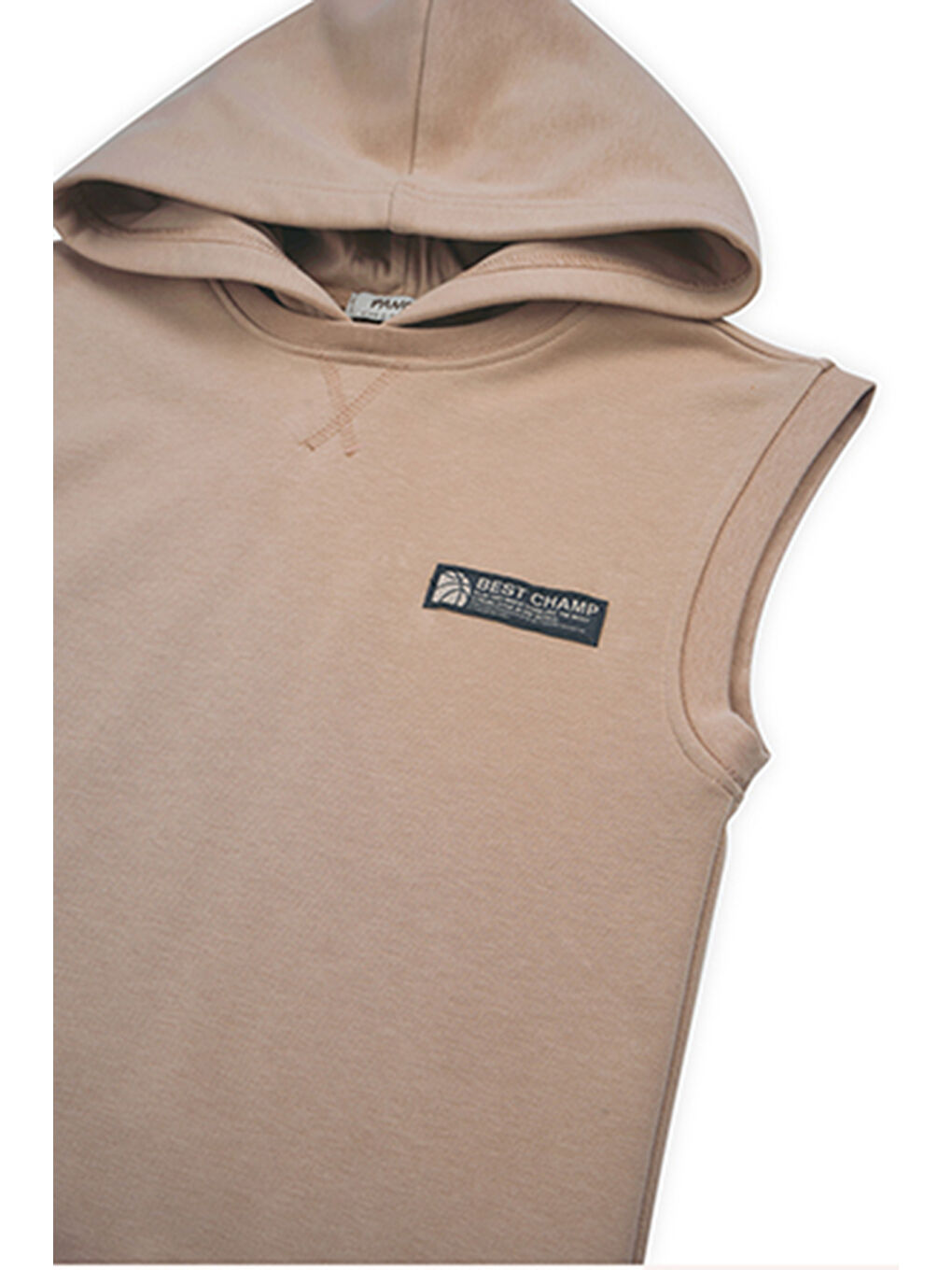 Bej Erkek Çocuk Atlet-Şortlu 2'li Takım Vizon-5