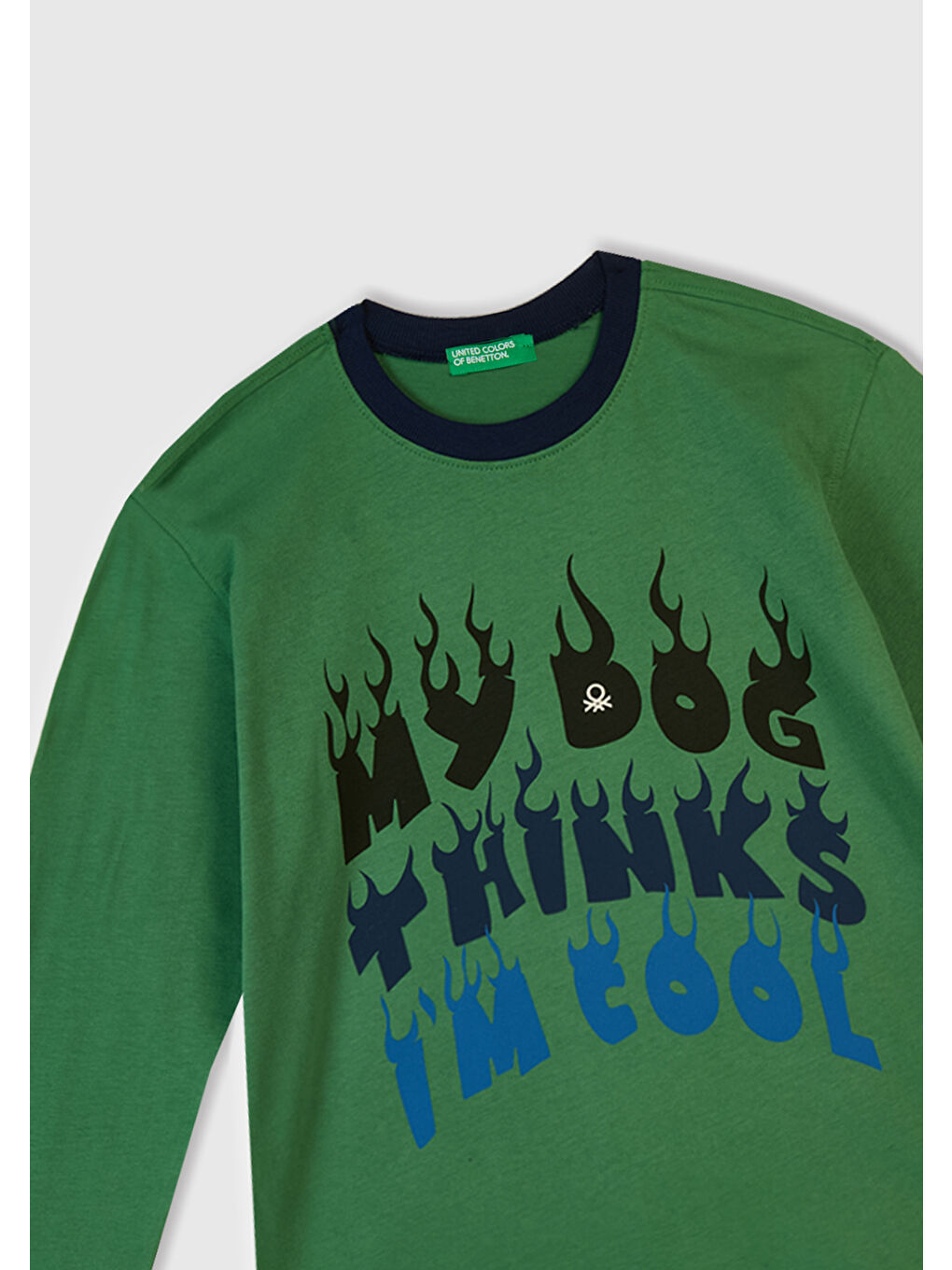 Erkek Çocuk Yeşil Üstü Baskılı Altı Cepli Pijama Takımı-5