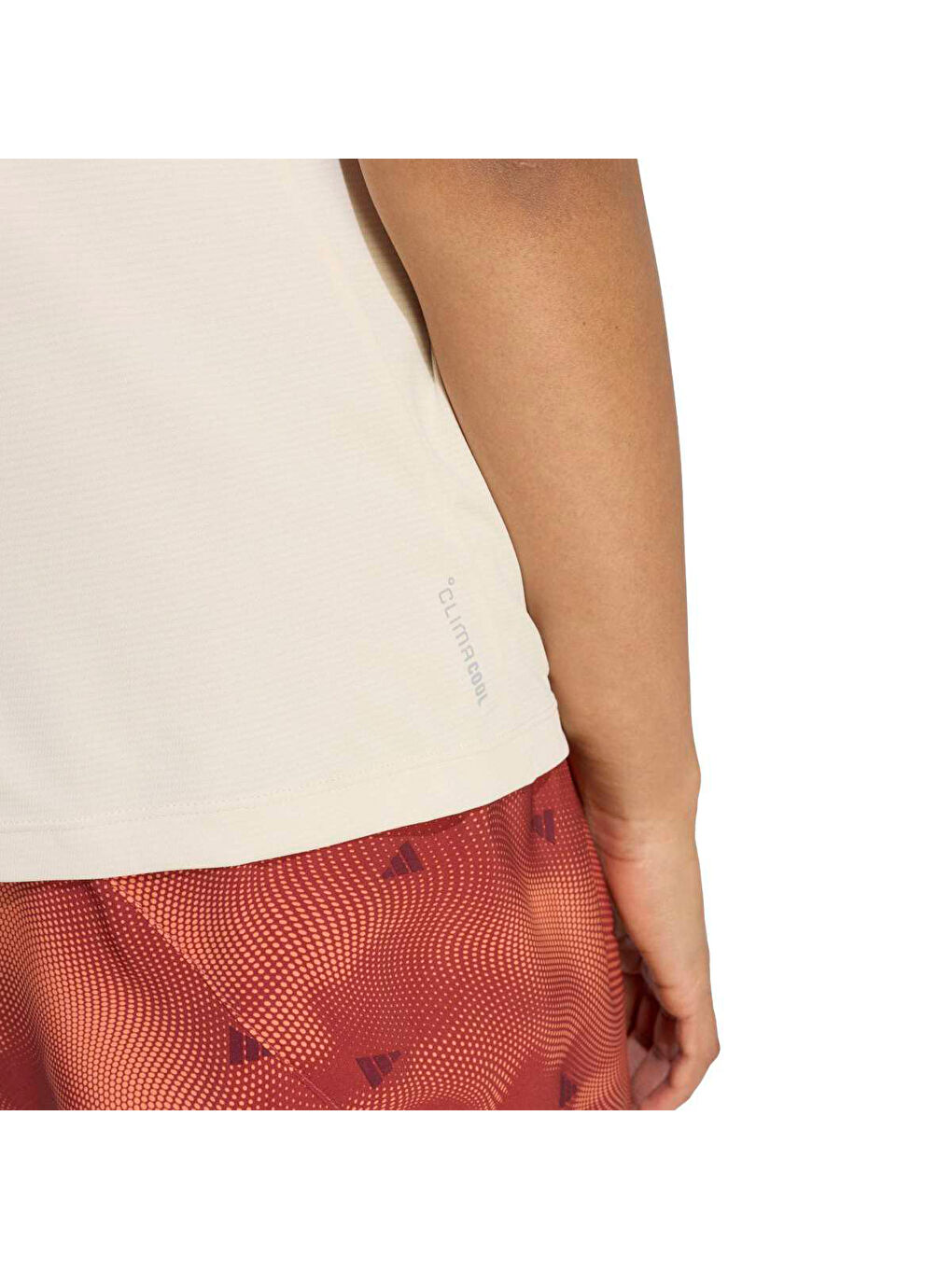 Running Essentials Brand Love Kadın Bej Yuvarlak Yaka Tişört-2