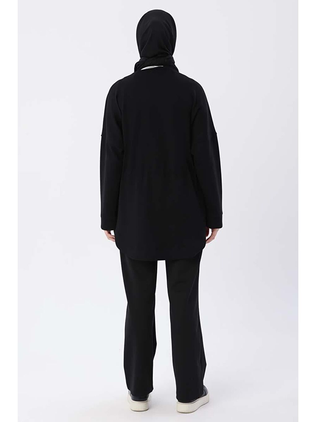 Siyah-Belden Büzgülü Cepli Ceket-3