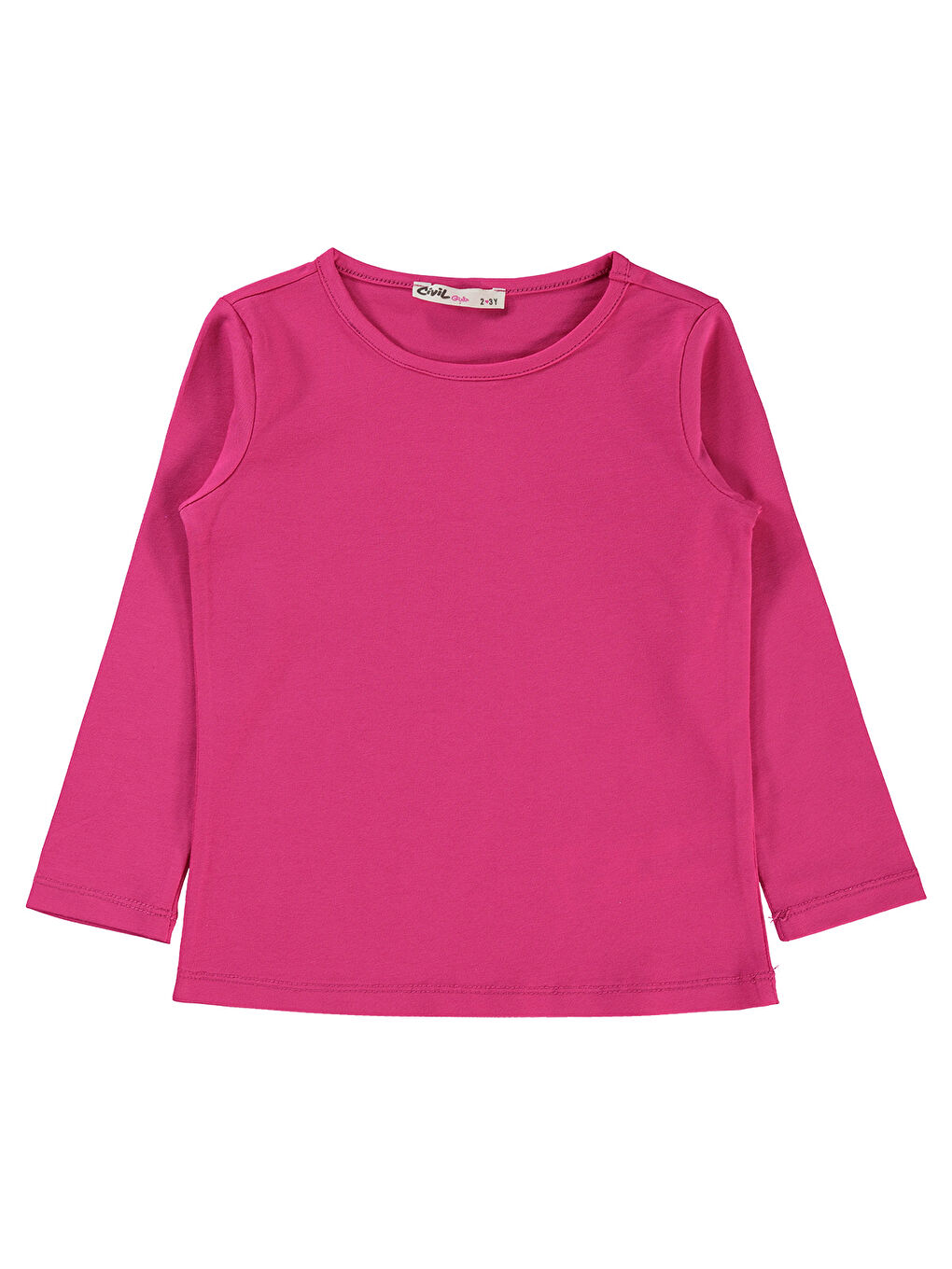 Civil Pembe Kız Çocuk Sweatshirt 2-5 Yaş Aydınlık Pembe