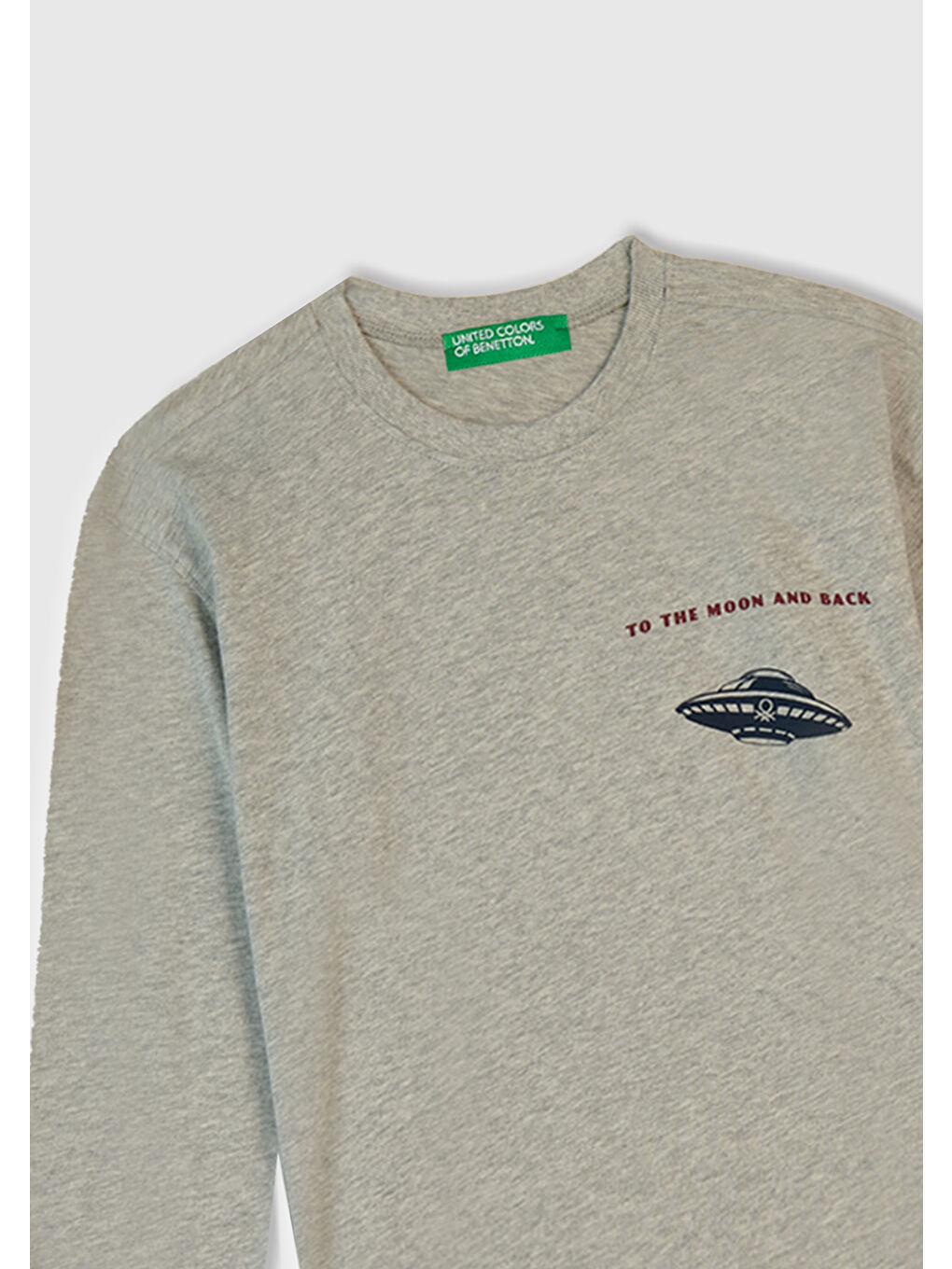 Erkek Çocuk Gri Melanj Üstü Baskılı Altı Cepli Pijama Takımı-6