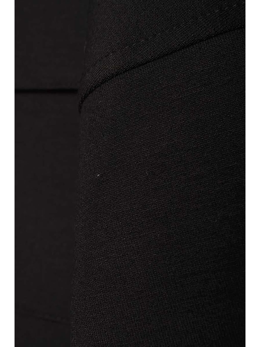 Siyah-Belden Büzgülü Cepli Ceket-8