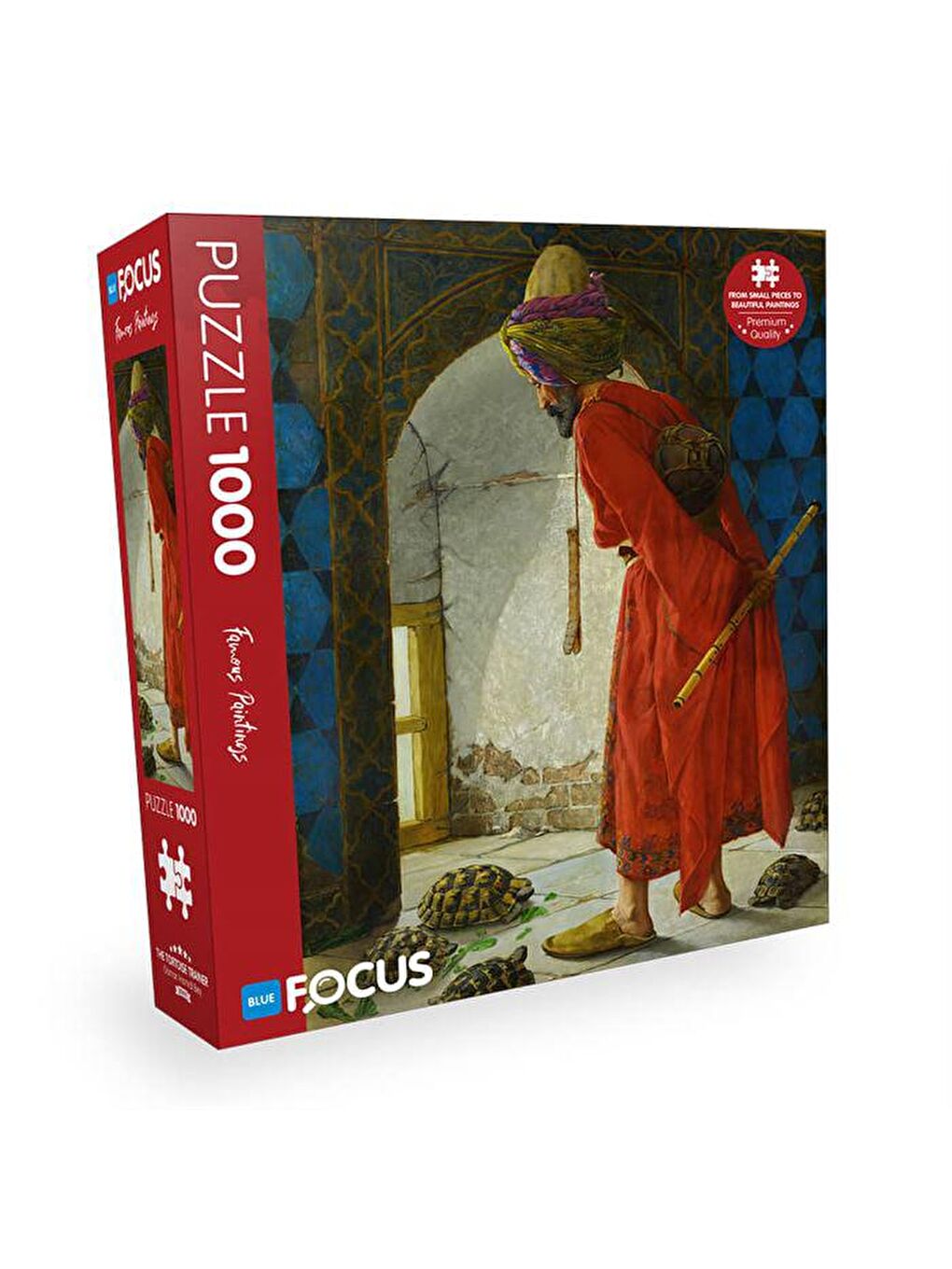 Blue Focus Karışık 1000 Parça Puzzle The Tortoise Trainer (Kaplumbağa Terbiyecisi)