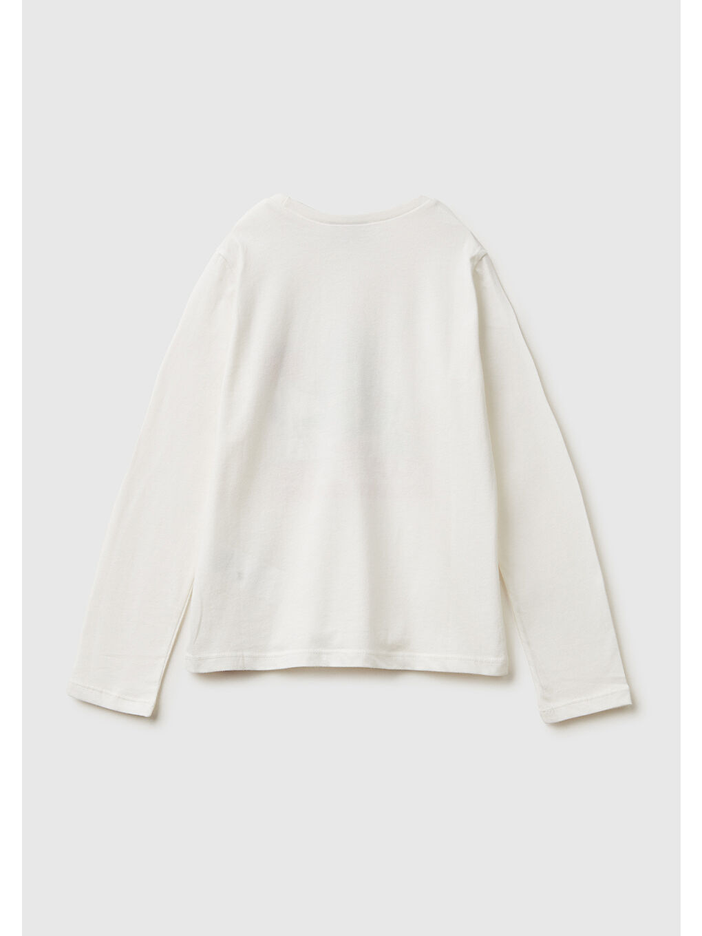 Erkek Çocuk Ekru Peanuts XMAS Baskılı Logo Etiketli Kabartmalı Uzun Kollu T-shirt-1