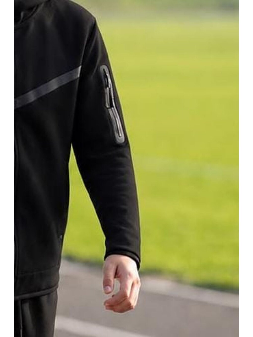 Siyah Erkek Çocuk Tech Fleece Double Face Yeni Sezon Eşofman Takımı Esf7020-6