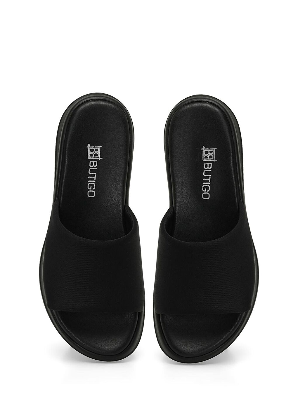 24S-062 4FX Siyah Kadın Terlik-3