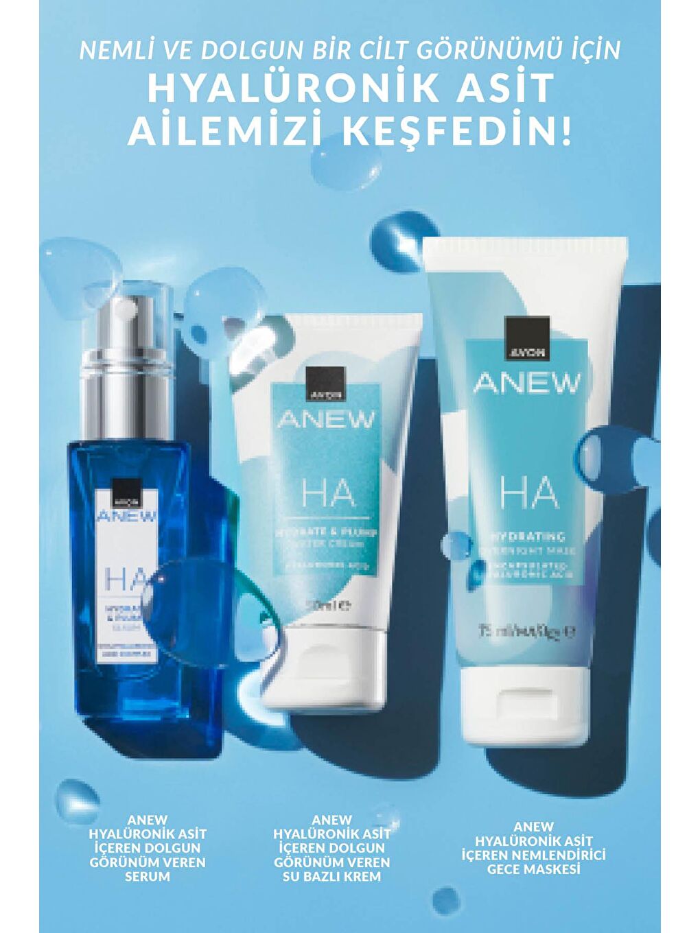 AVON Renksiz Anew Hyalüronik Asit İçeren Dolgun Görünüm Veren Serum 30 Ml. - 4