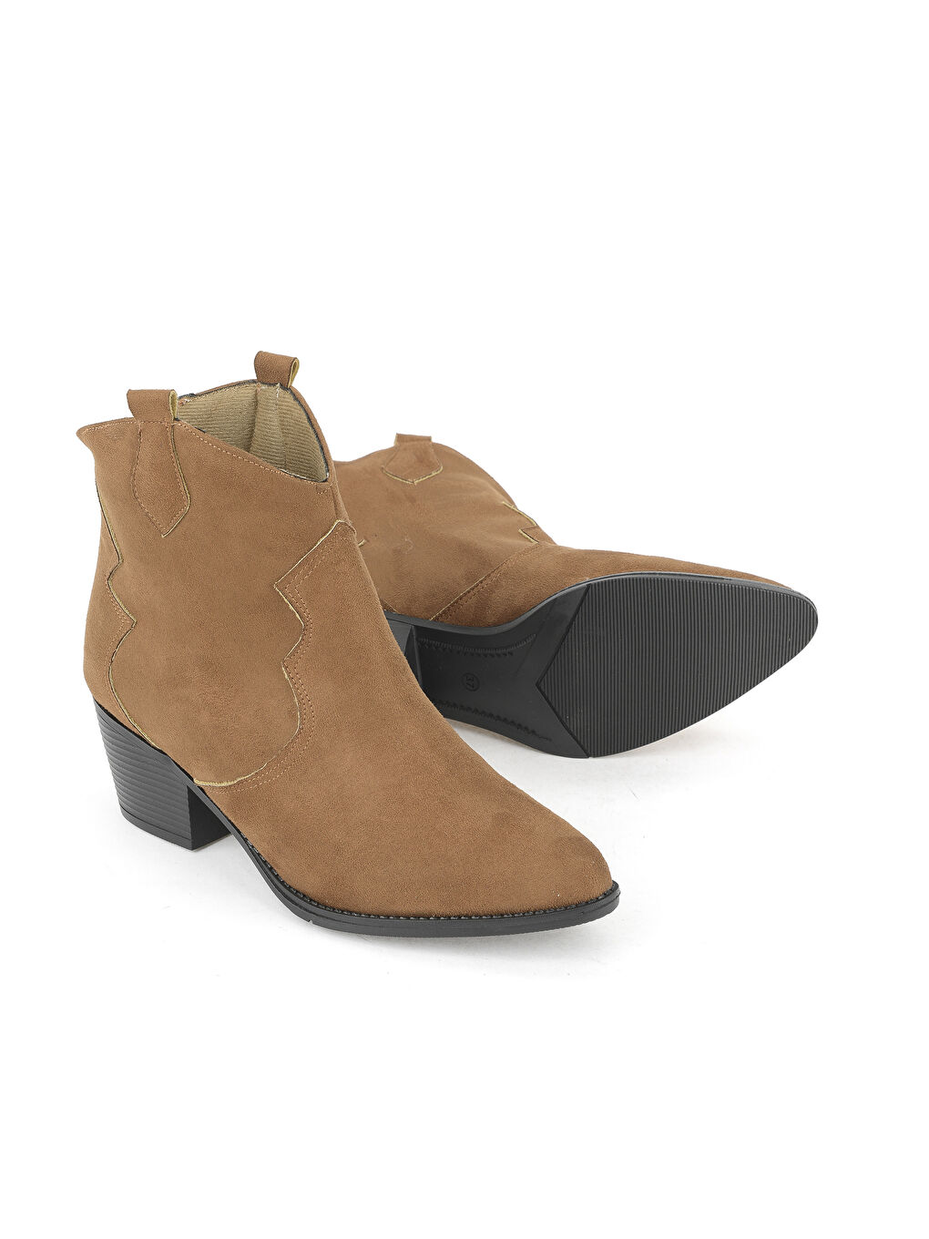 Kahverengi Kadın Kovboy Bot 1531044Z4005 Taba-3