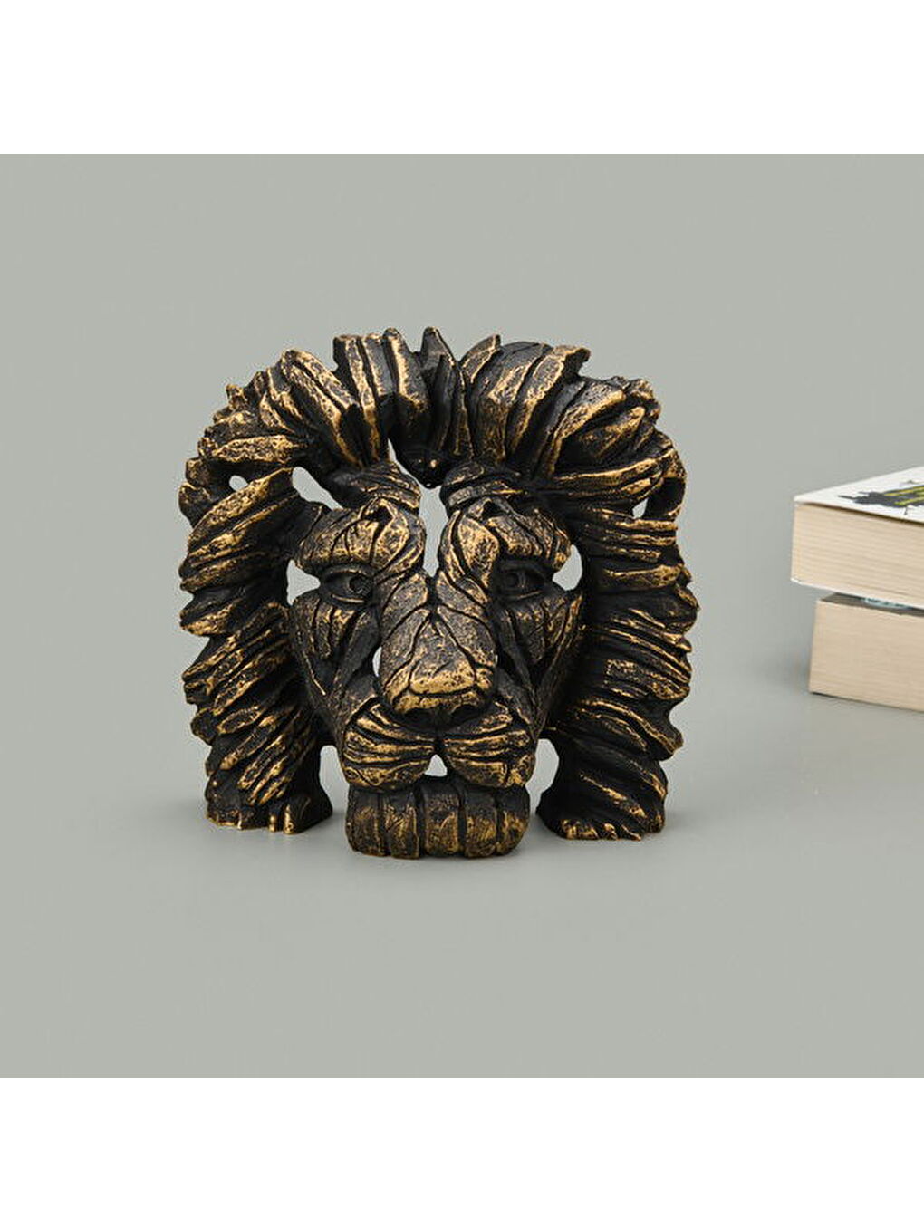 Sarı Deco Leone Dekor - Gold / Siyah - 14,5 cm