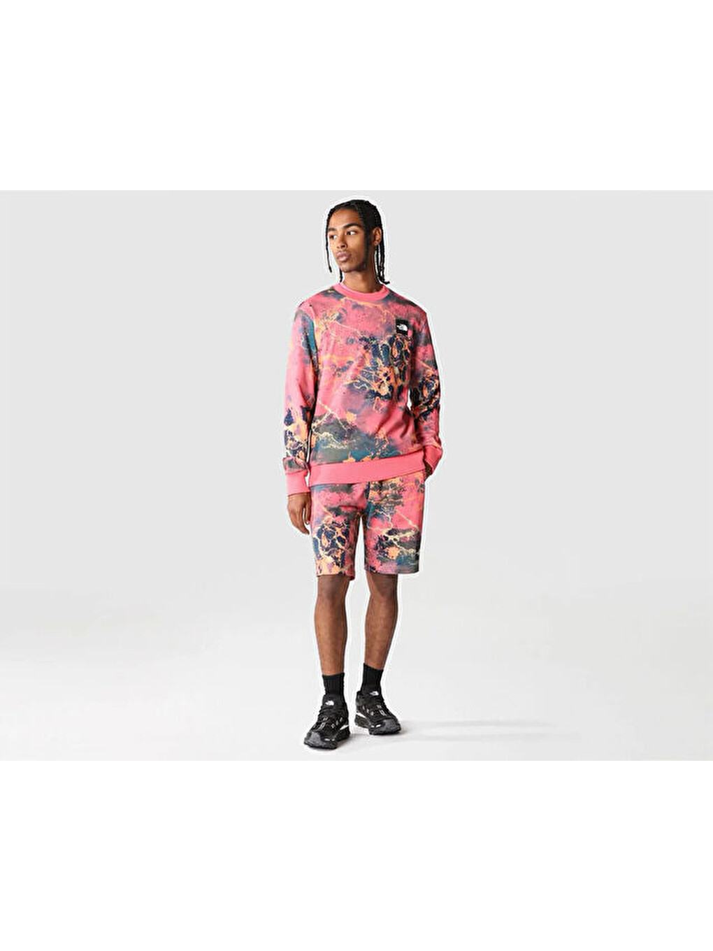 Karışık M Summer Logo Crew Erkek Günlük Sweatshirts Nf0a8238ıoc1 Renkli-4