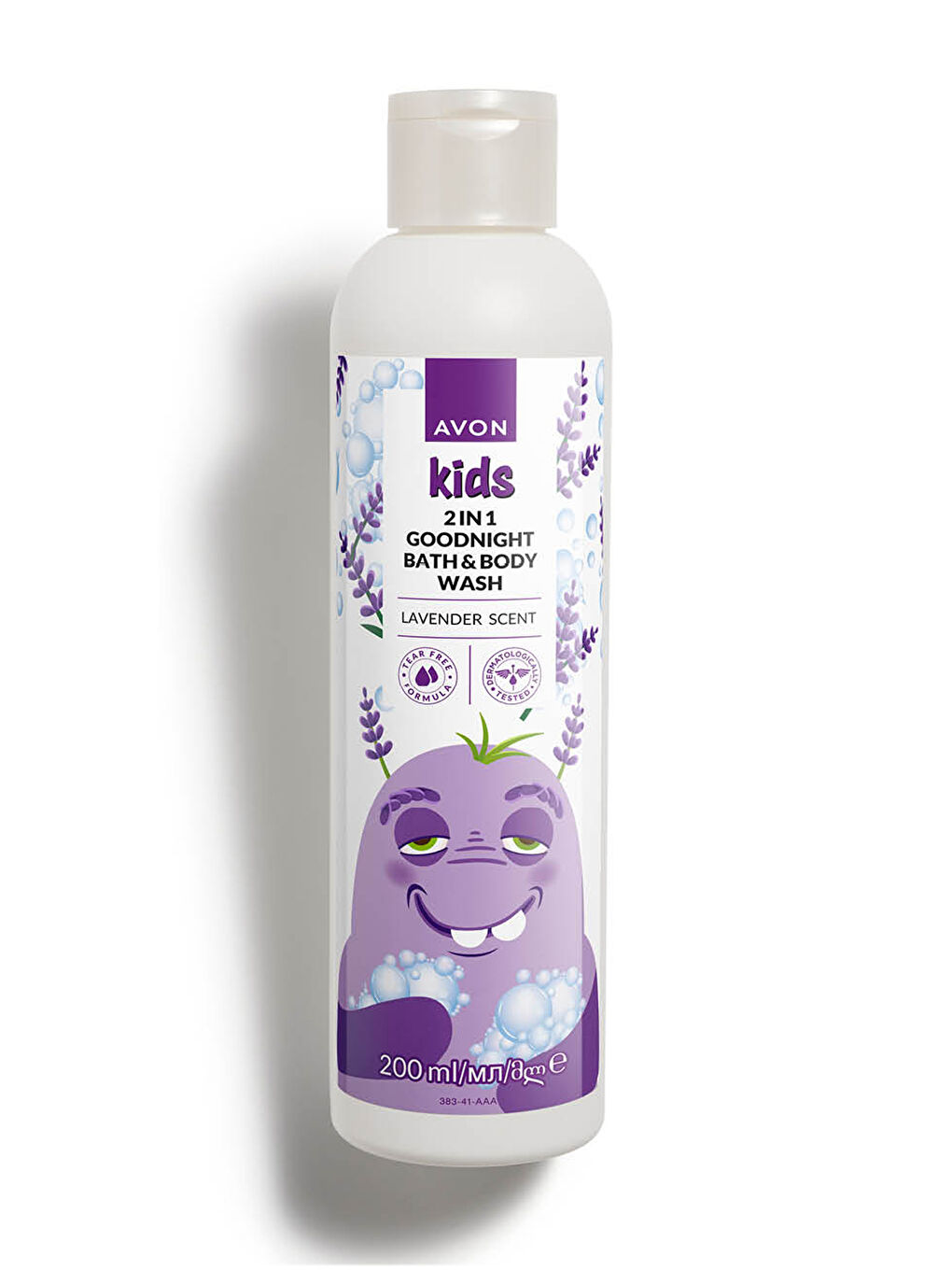 AVON Renksiz Kids 2 si 1 Arada Çocuklar İçin Lavanta Kokulu Banyo ve Vücut Yıkama 200 Ml.