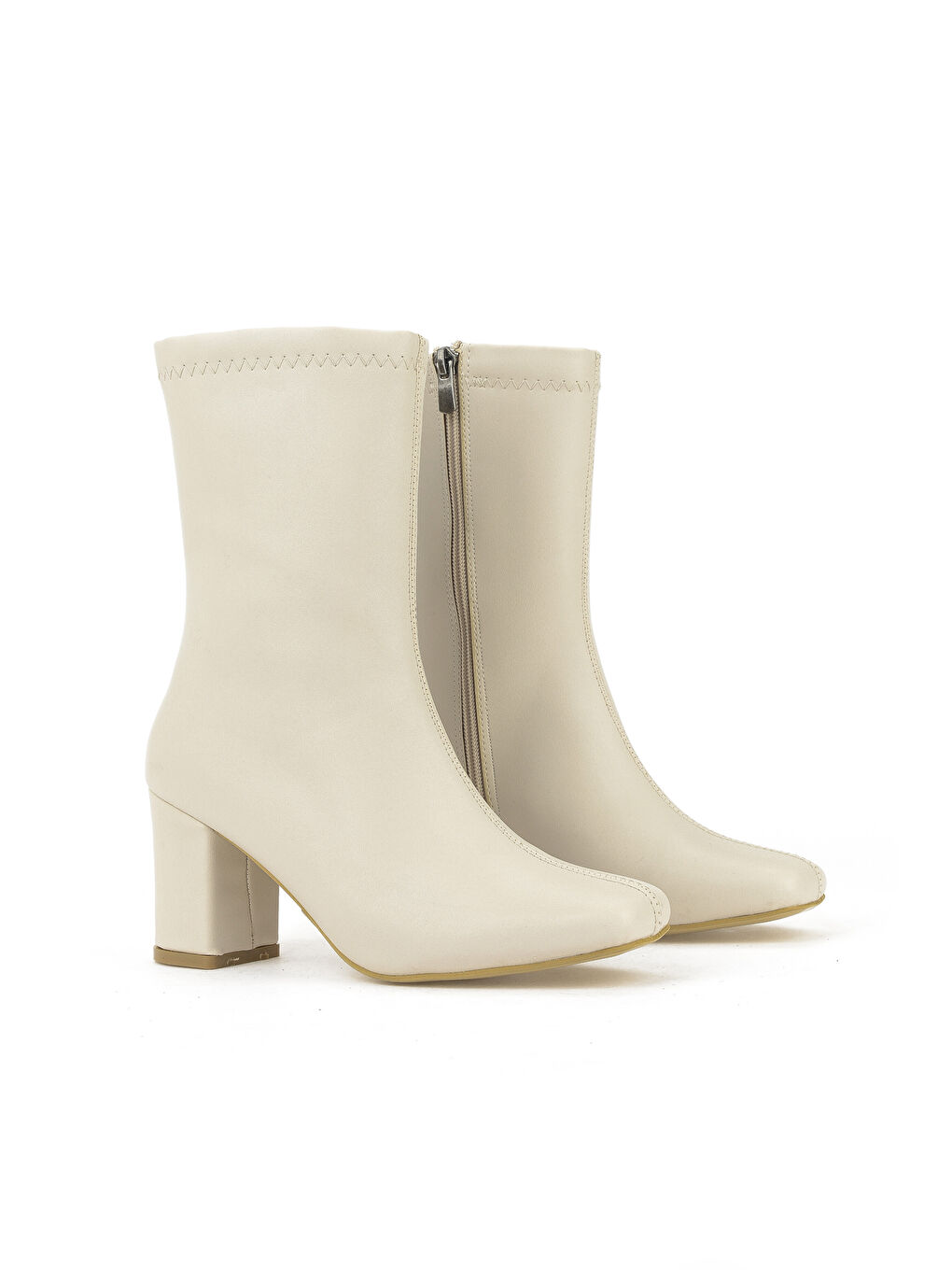 Kadın Topuklu Bot 1531044Z4007 Bej-1