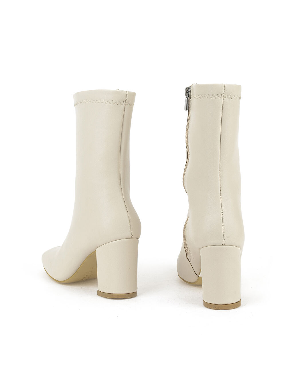 Kadın Topuklu Bot 1531044Z4007 Bej-2