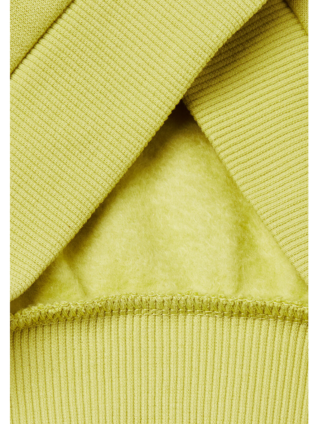 Sarı Erkek Çocuk Hardal Önü Logo Baskılı Fermuarlı Regular Fit Kapüşonlu Sweatshirt-2