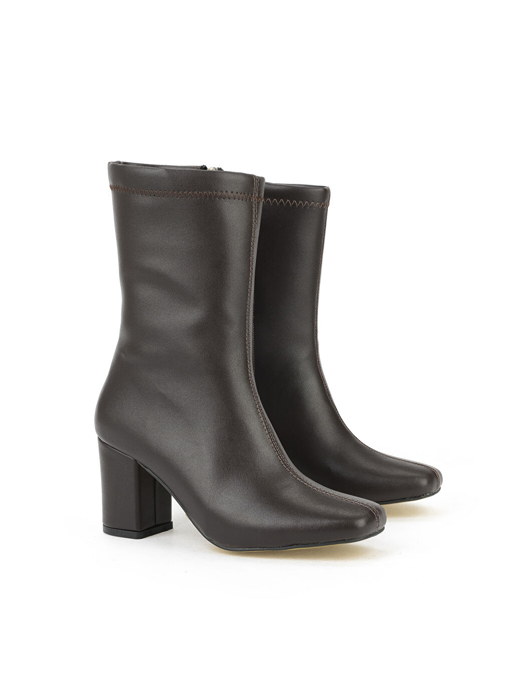 Kahverengi Kadın Topuklu Bot 1531044Z4007 Kahve-1