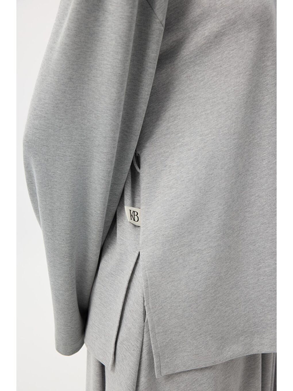 Modal Cupra Etek Takım Gri Melanj-6