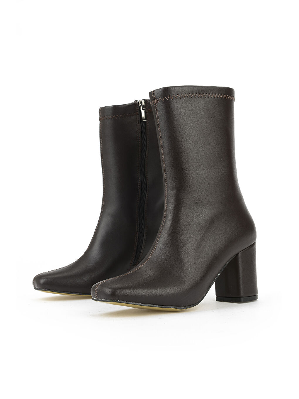 Kahverengi Kadın Topuklu Bot 1531044Z4007 Kahve-4