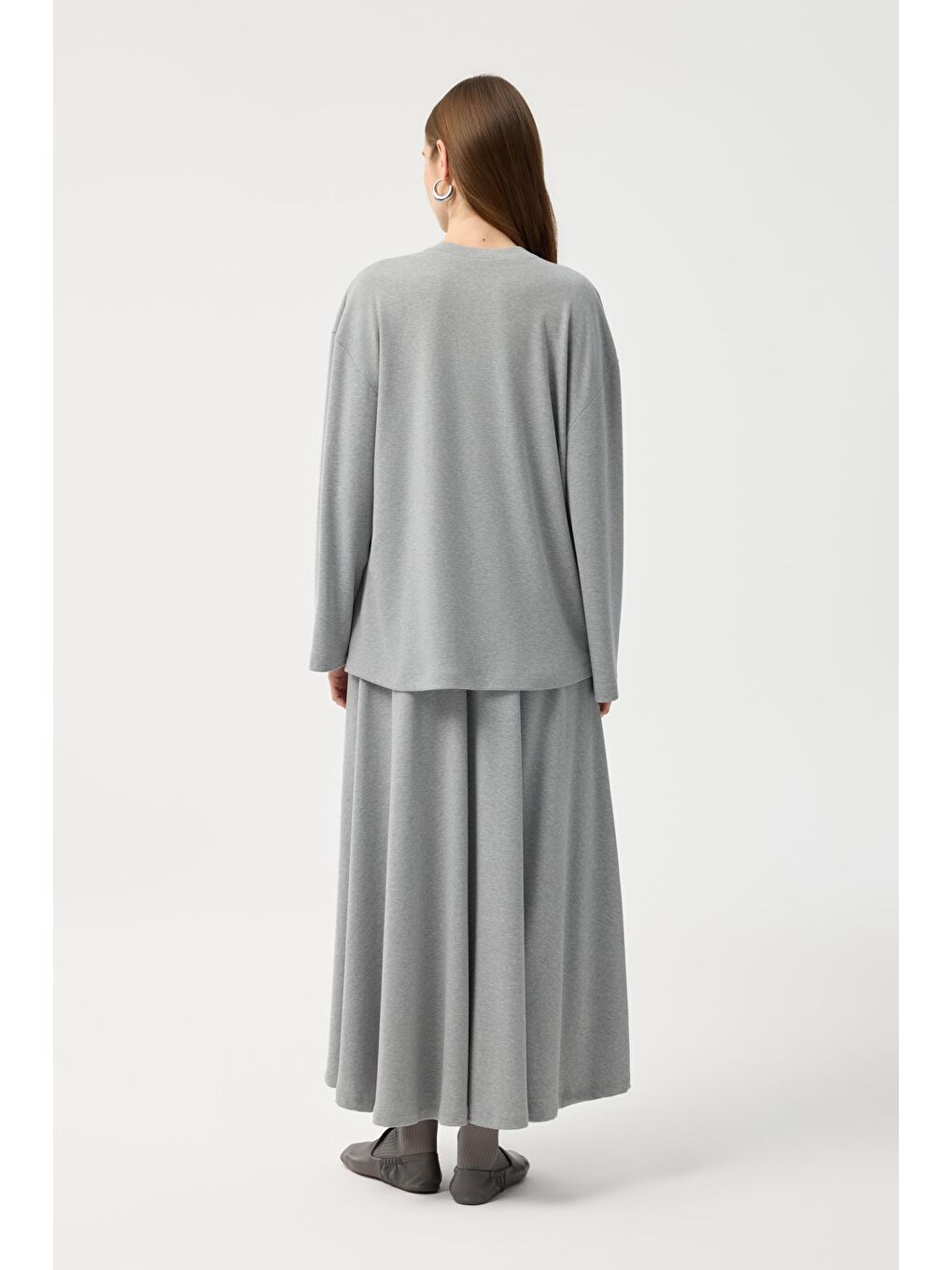 Modal Cupra Etek Takım Gri Melanj-7