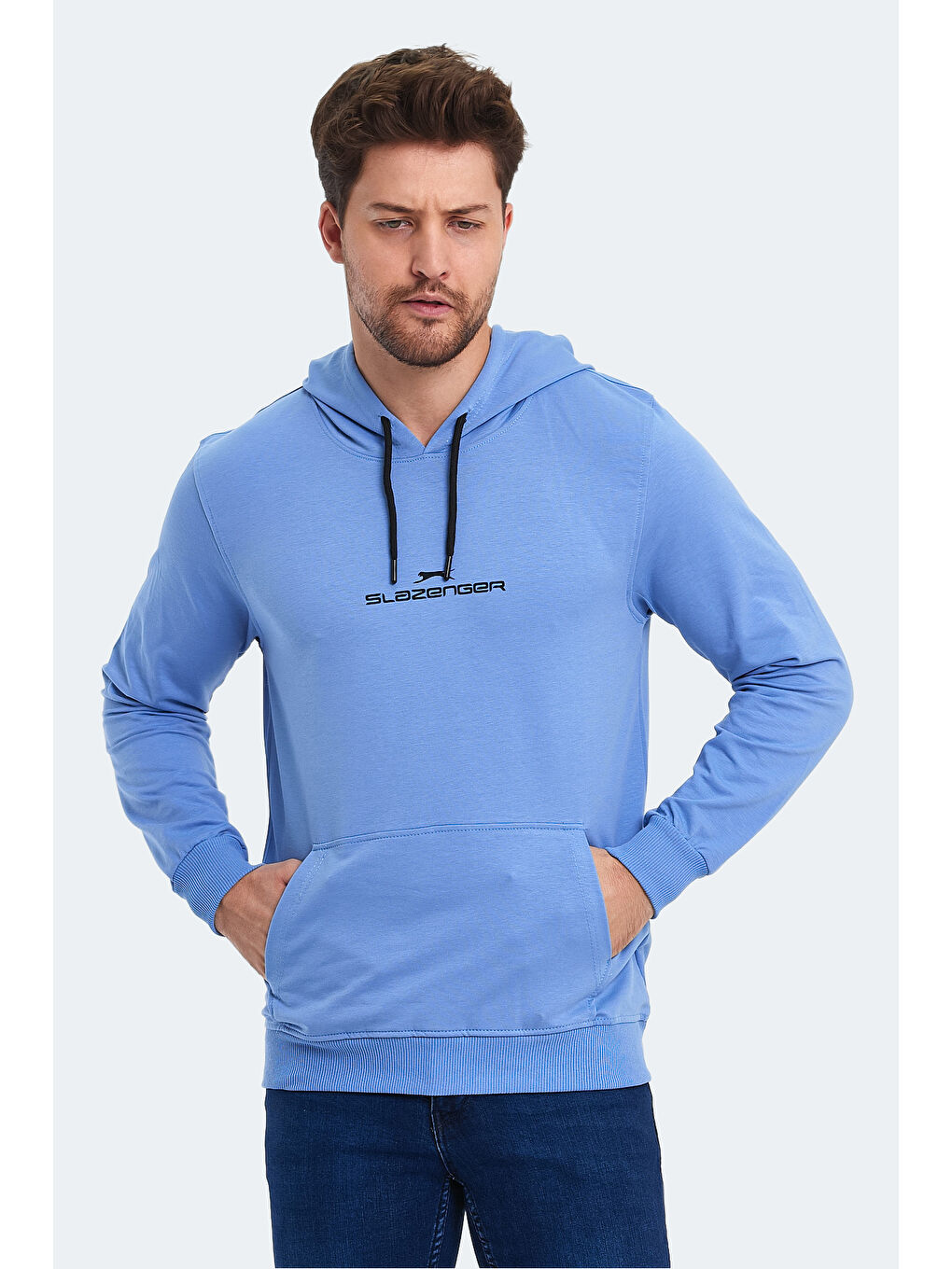 SLAZENGER ONCA Erkek Sweatshirt Turkuaz