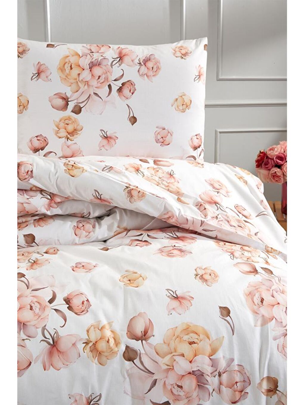 Karışık Beril Çift Kişilik Nevresim Takımı-3